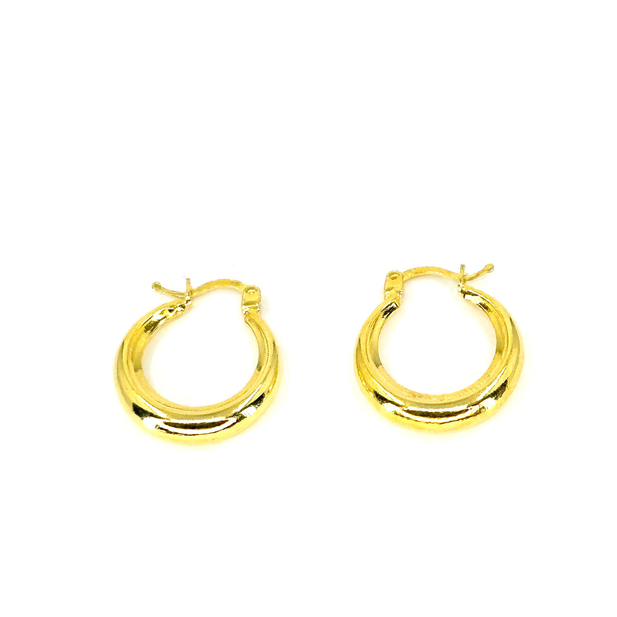 925 Sterling Silver Gold Plated, Spanish Earrings
