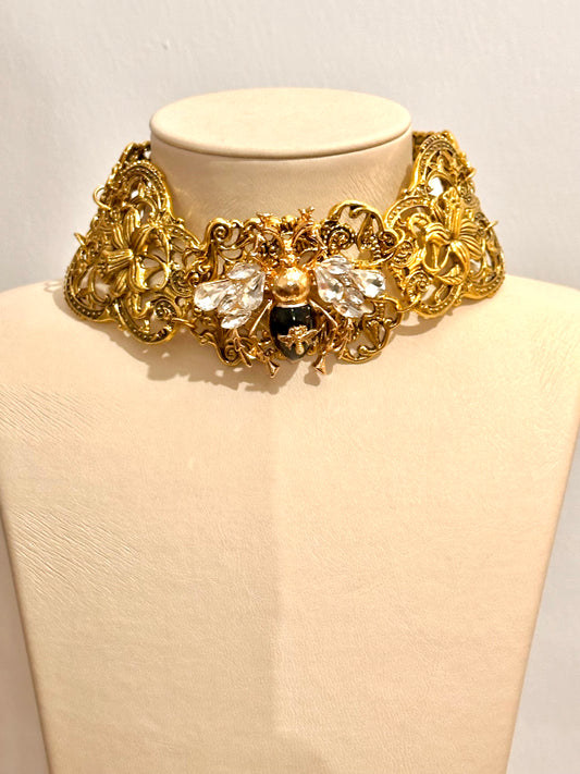 Antik Gold Choker Kolye