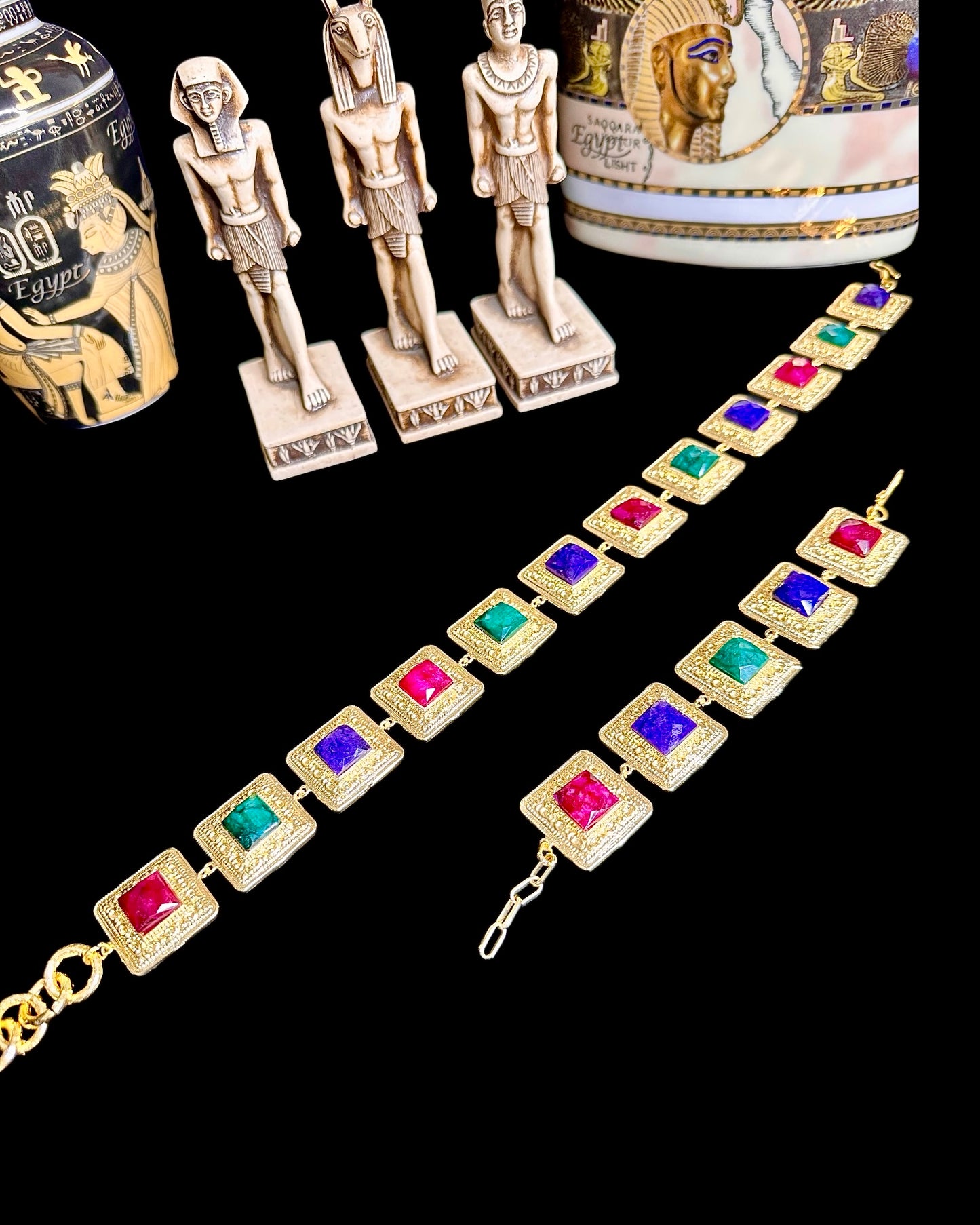 Doğal Taşlı Set