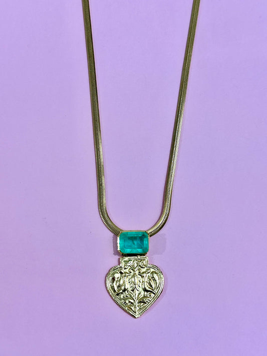 Yeşil Obsidiyen Kolye