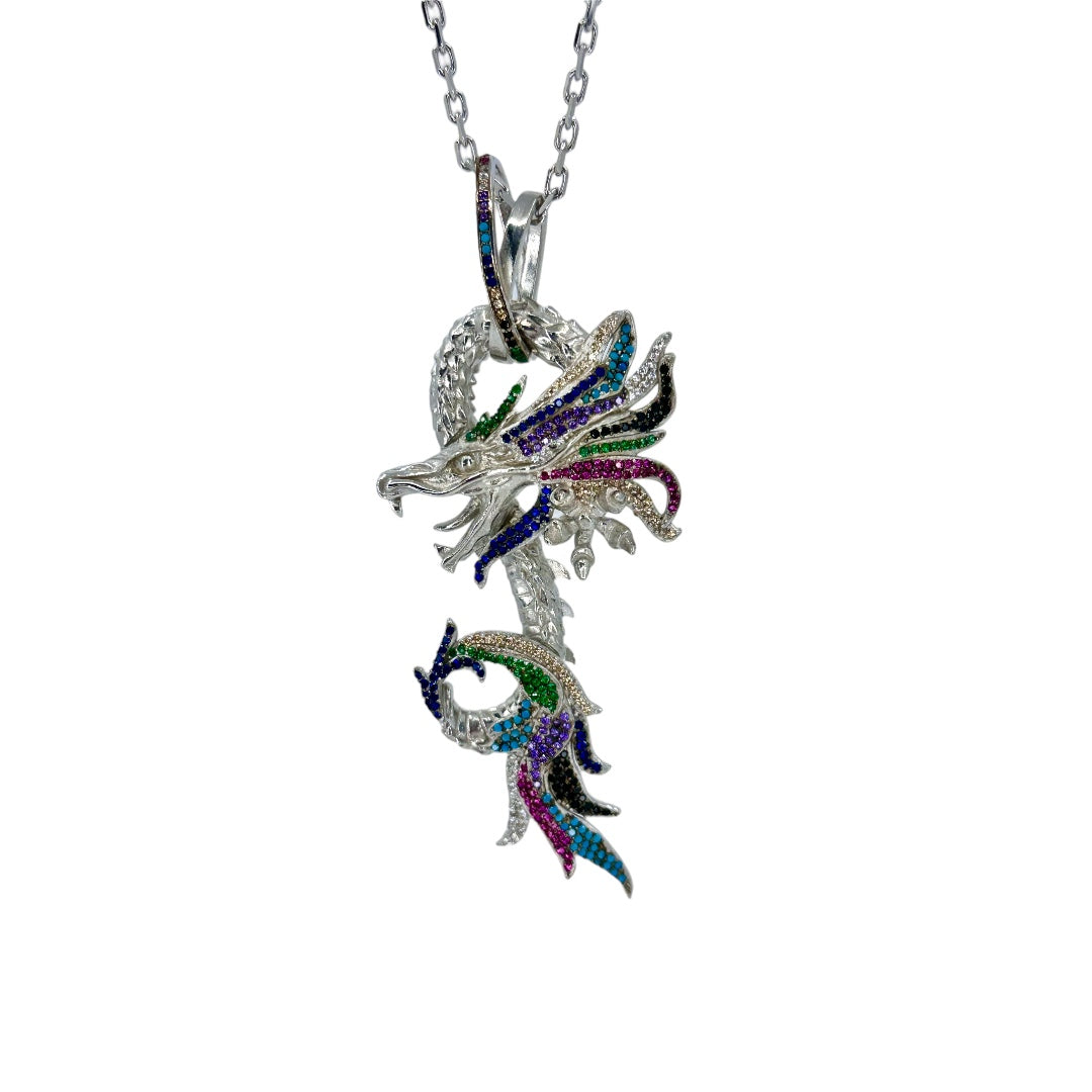 Diamond hot sale dragon pendant