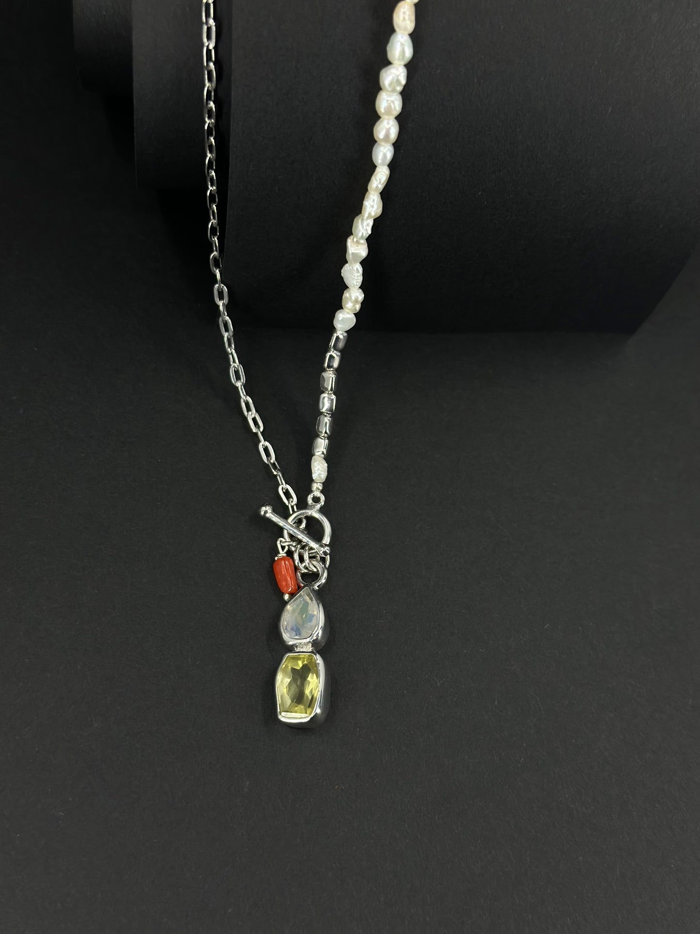 Seyran İnci Kolye Opal Ametist