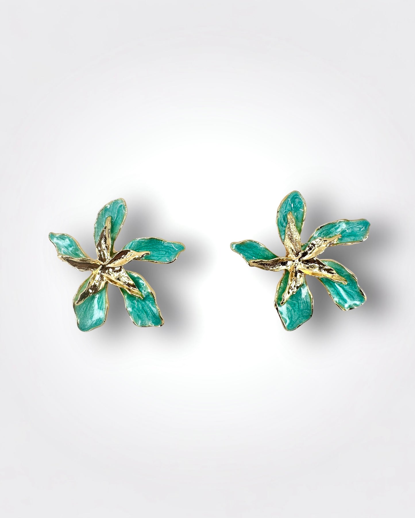 Yeşil Yıldız Çiçeği Küpe