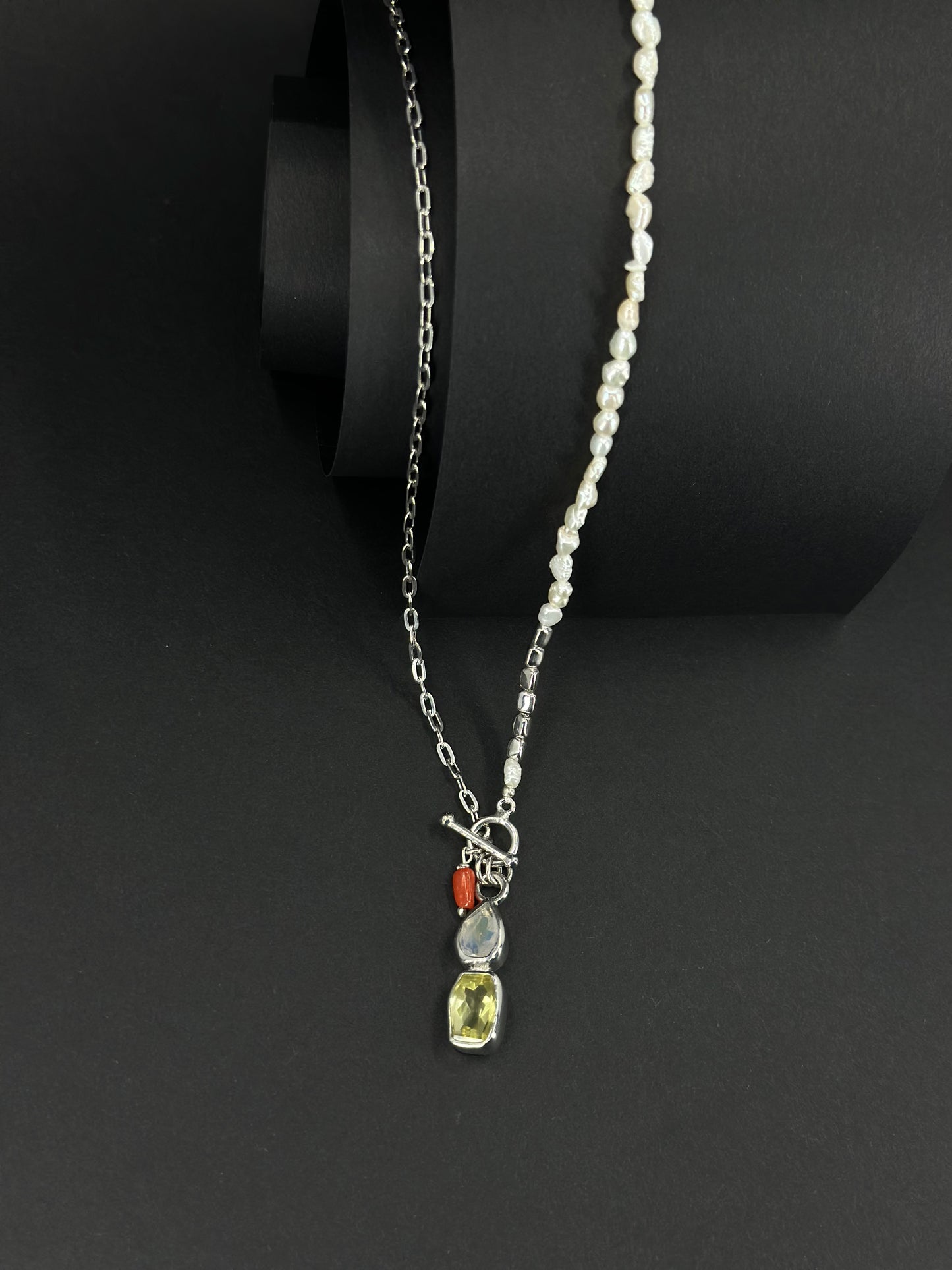 Seyran İnci Kolye Opal Ametist