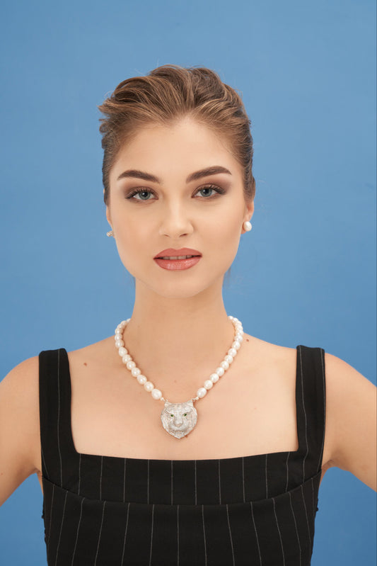 Bengal Kaplanı İnci Kolye