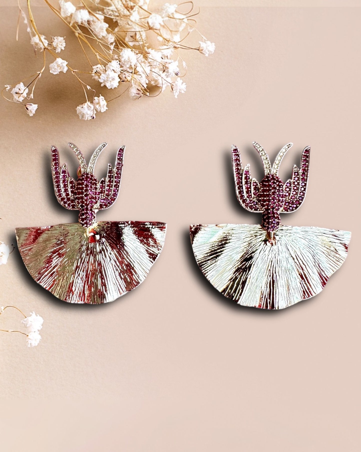 Red Swallow Earrings