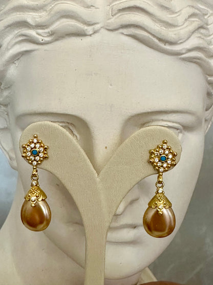 Halef Yildiz Pearl Earrings