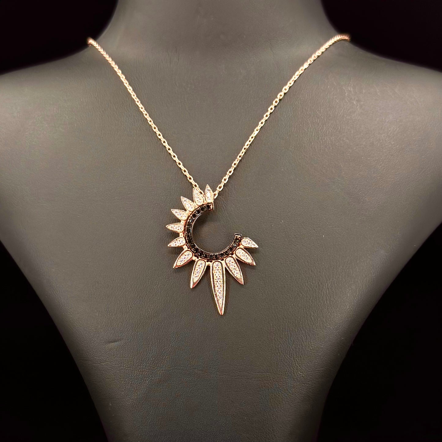 Silver Sun Necklace