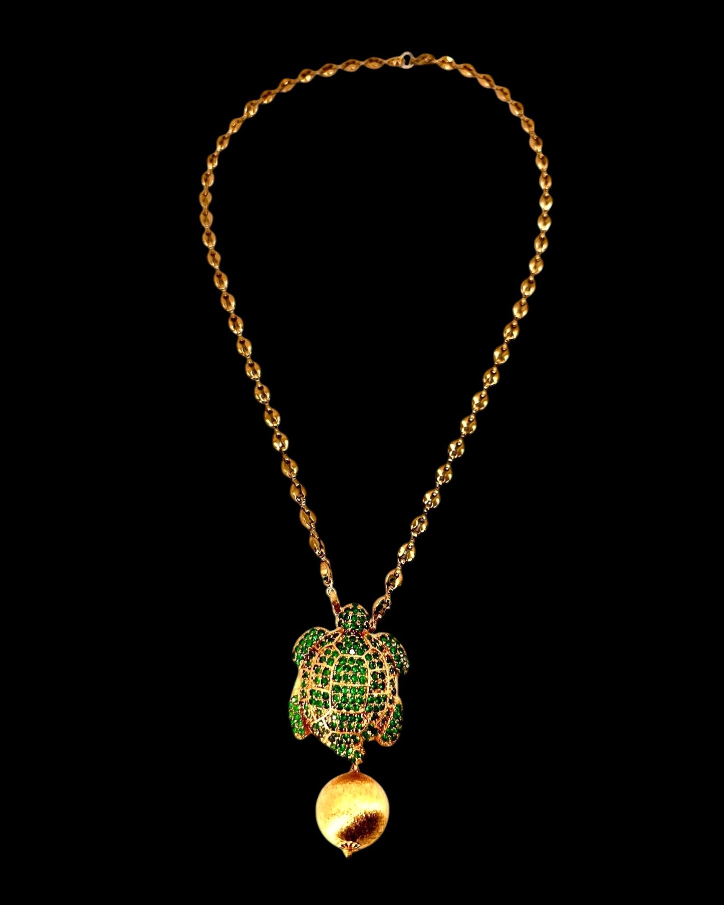 Green Turtle Necklace
