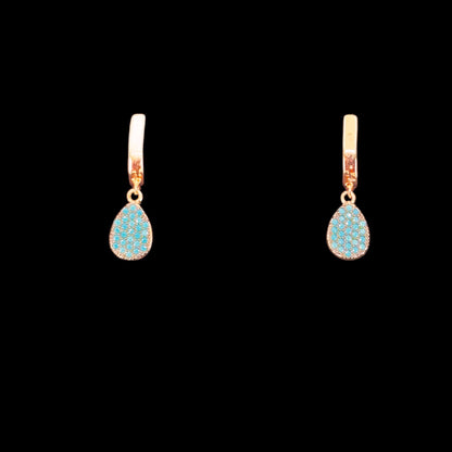 Turquoise Teardrop Earrings