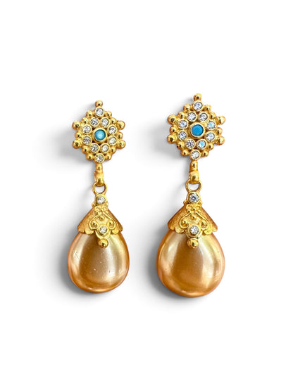 Halef Yildiz Pearl Earrings
