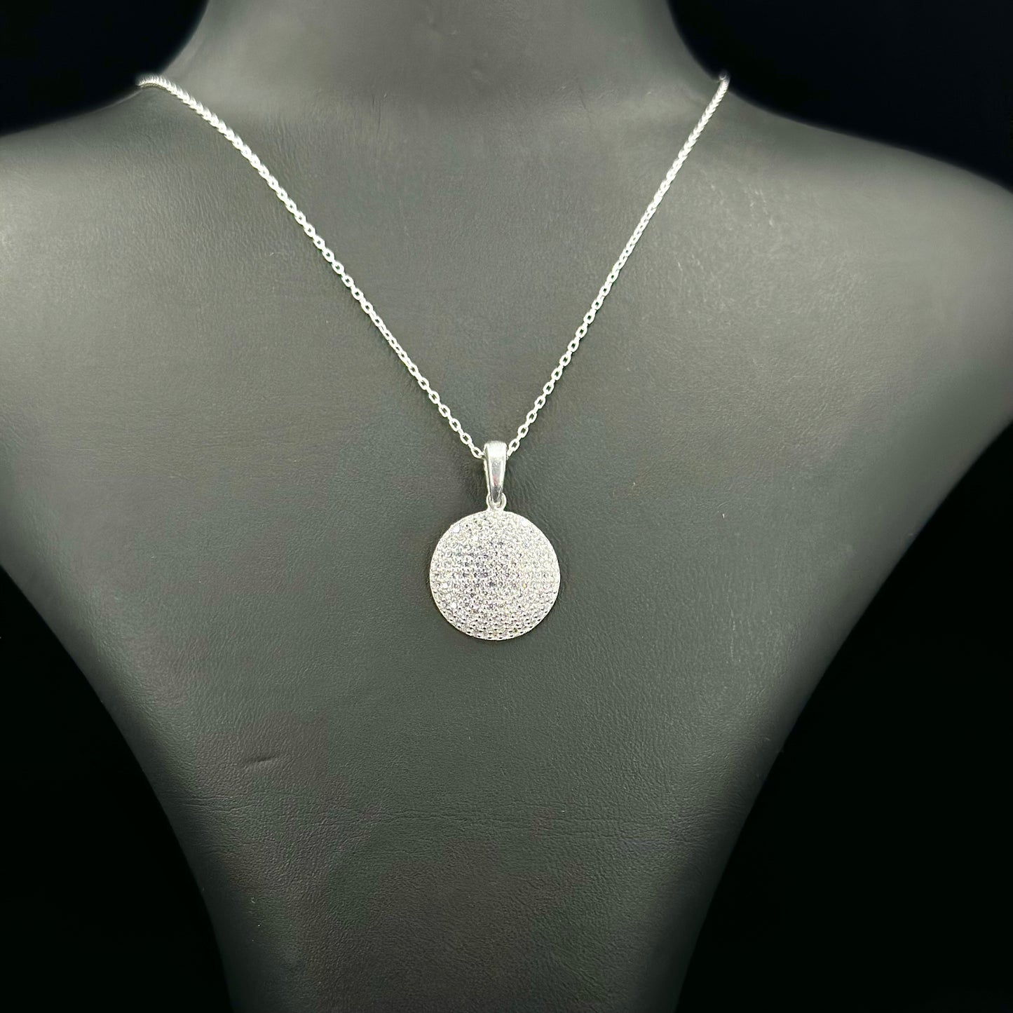 Silver Circle Necklace