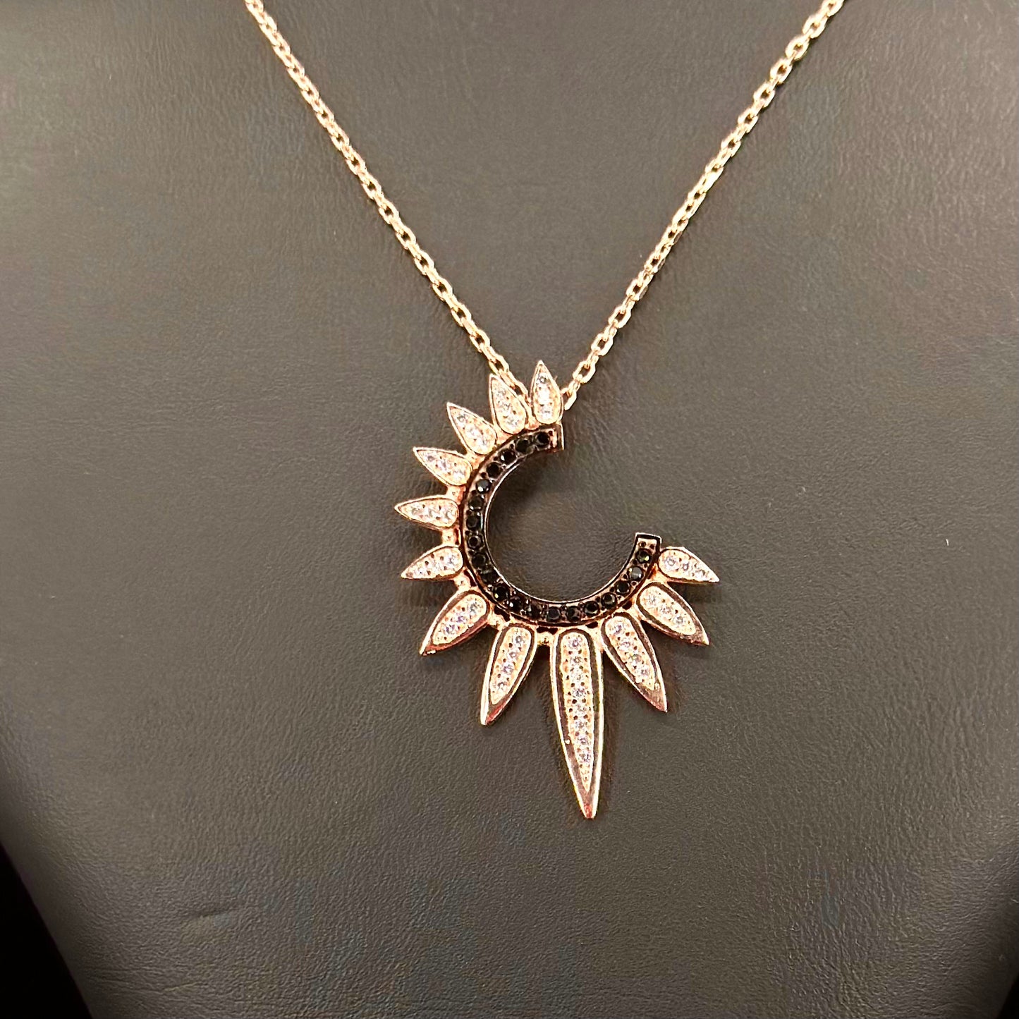 Silver Sun Necklace