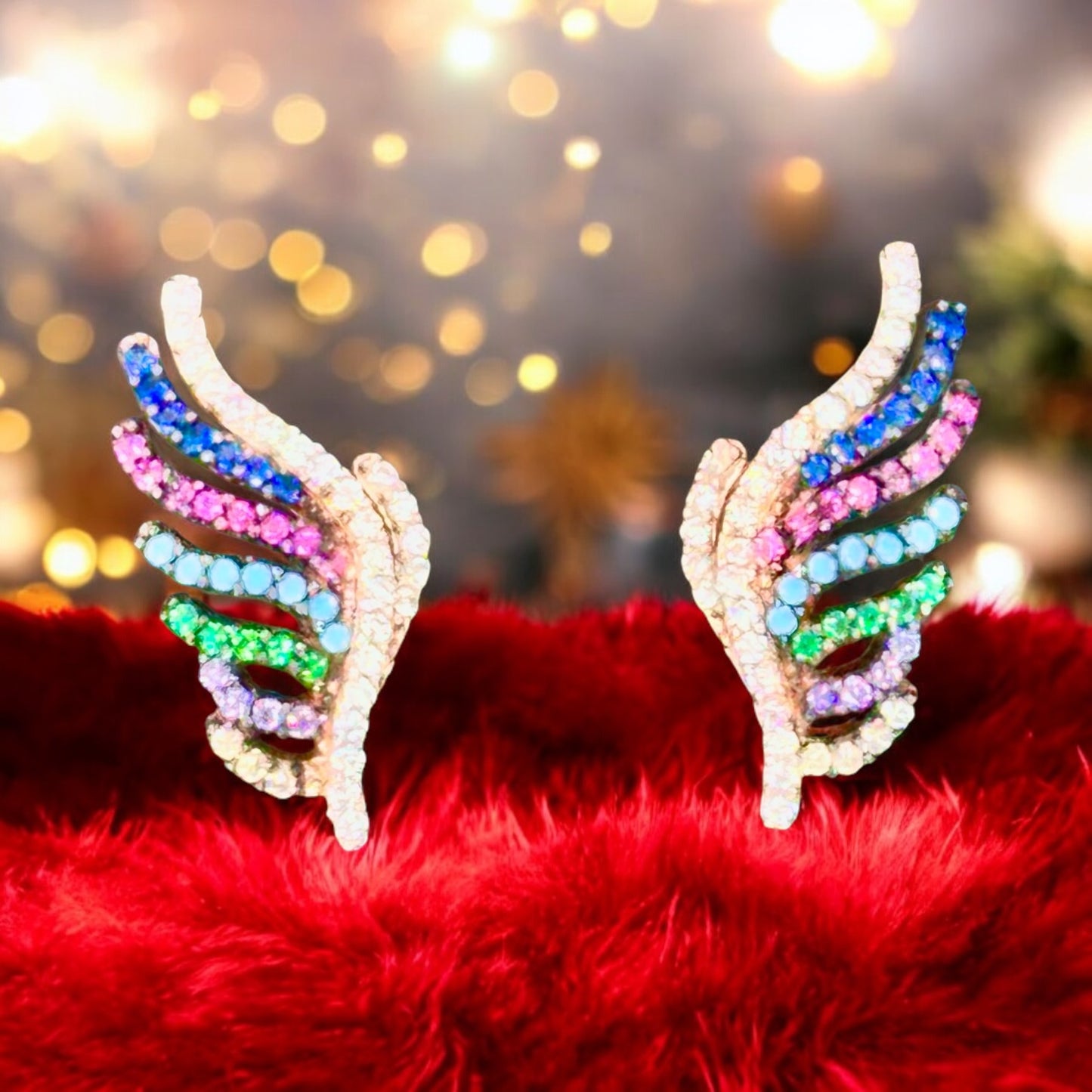 Silver Wings Earrings