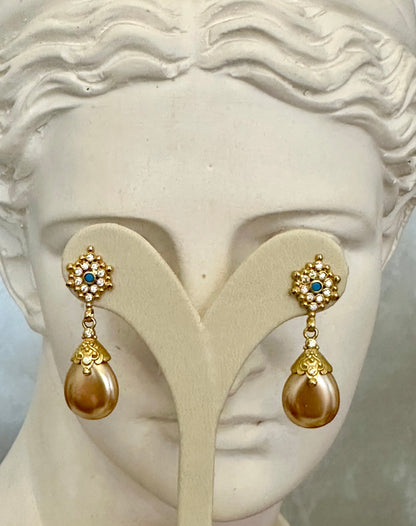 Halef Yildiz Pearl Earrings