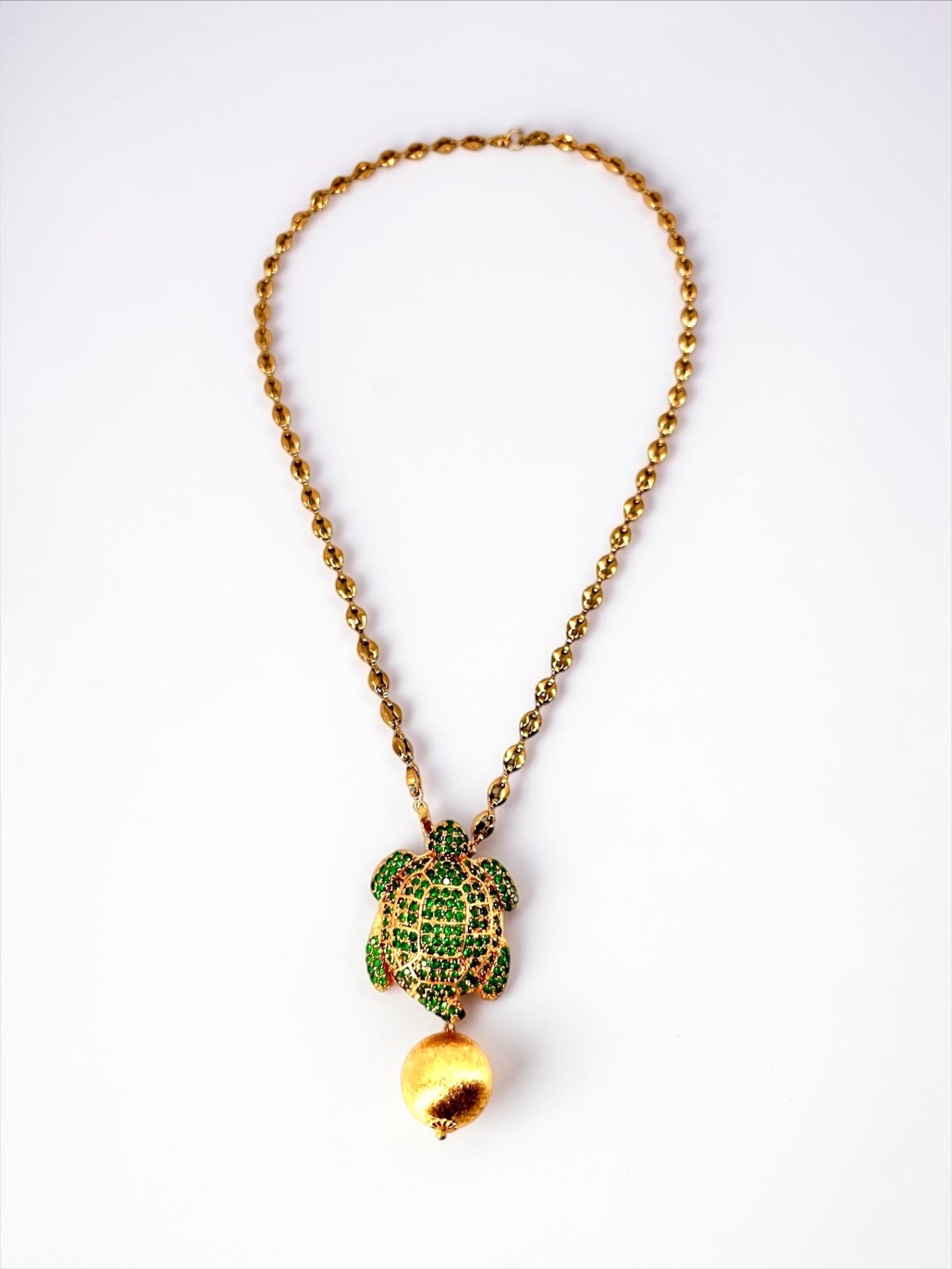 Green Turtle Necklace