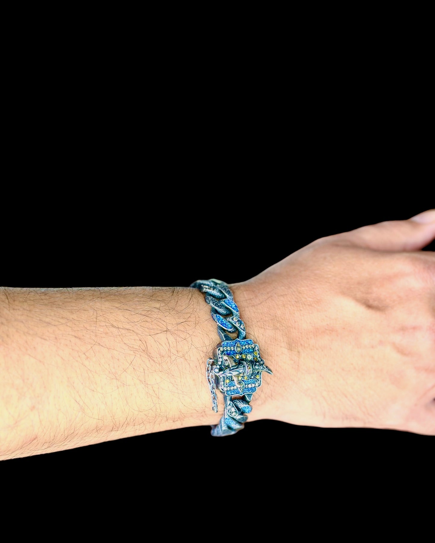 Blue Dagger Bracelet