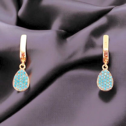 Turquoise Teardrop Earrings