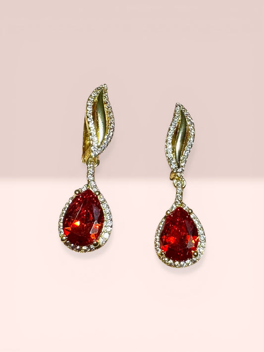 Halef Yıldız Kırmızı Küpe