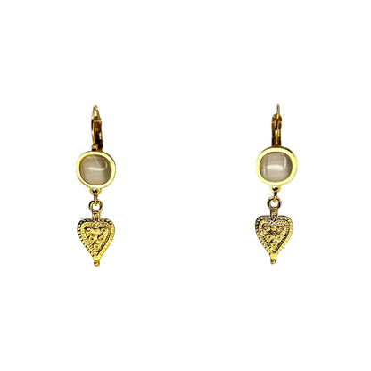 Halef Yildiz Heart Earrings