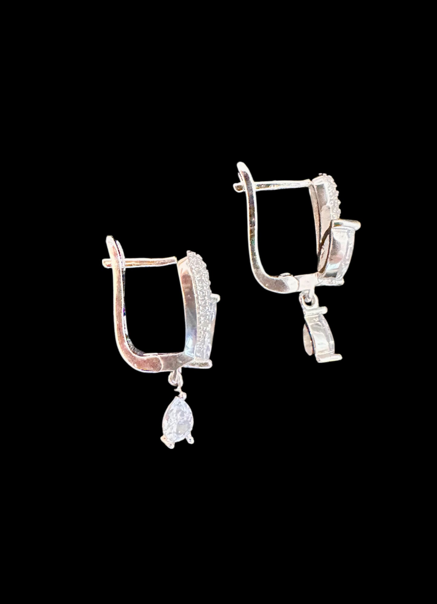 Aşkın Damlası Kolye Küpe Gümüş Set