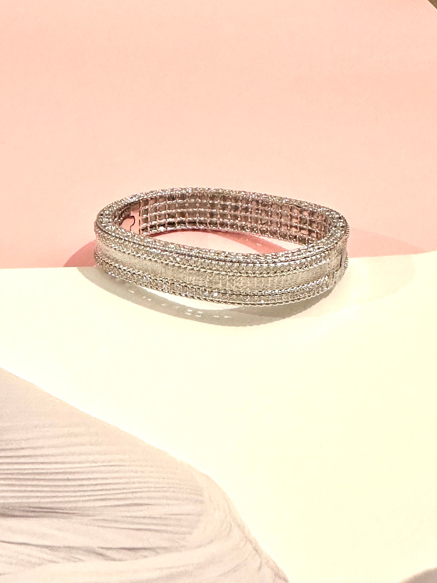 Swarovski Top Küpe Bilezik Seti