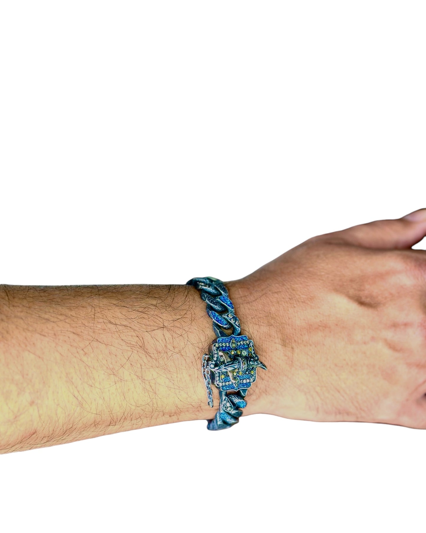 Blue Dagger Bracelet