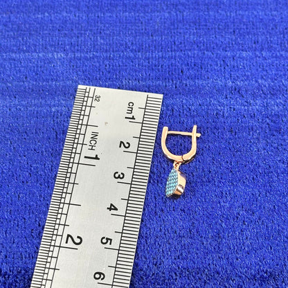 Turquoise Teardrop Earrings