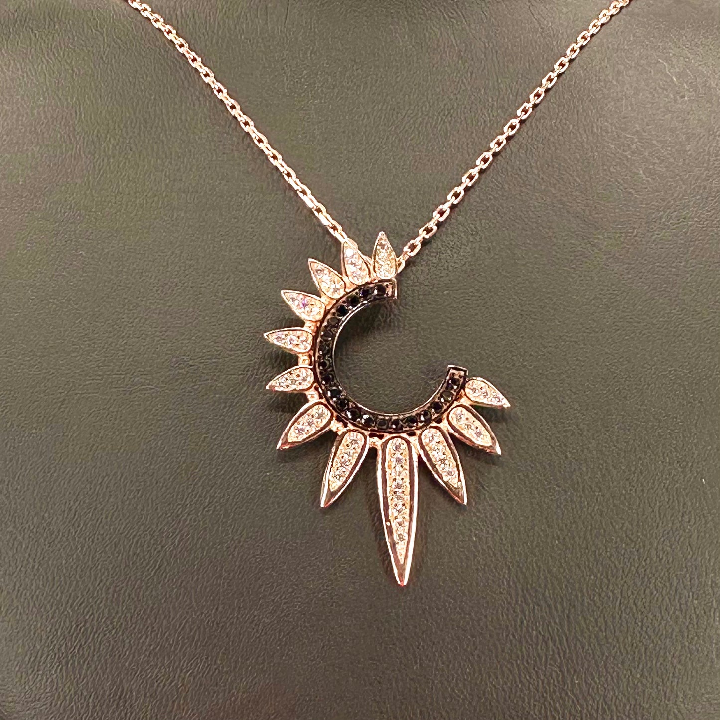 Silver Sun Necklace