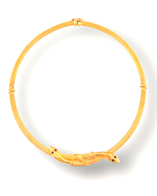 Gold Serpent Necklace