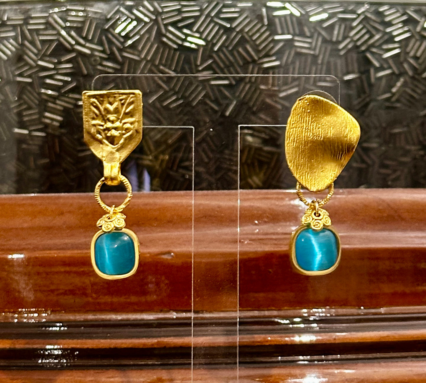 Halef Mavi Artisan Küpe