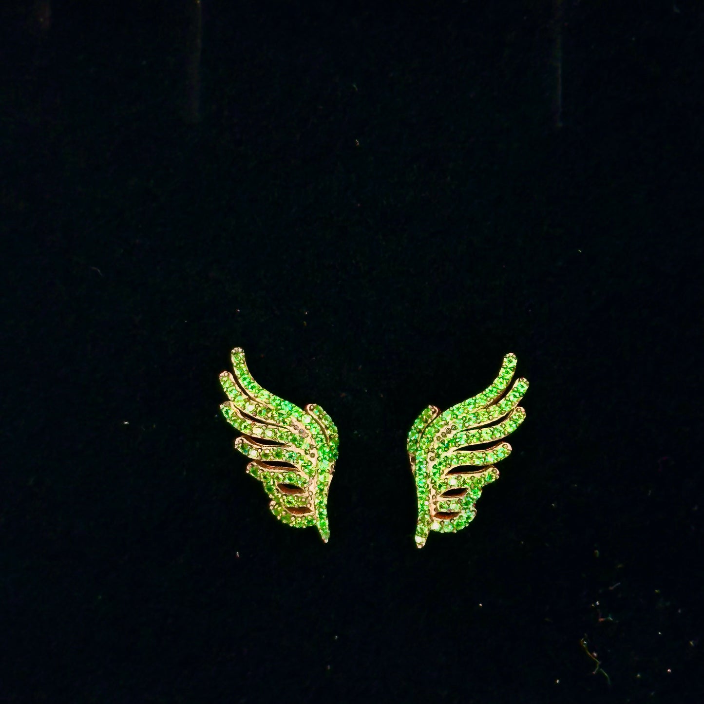 Green Wing Earrings