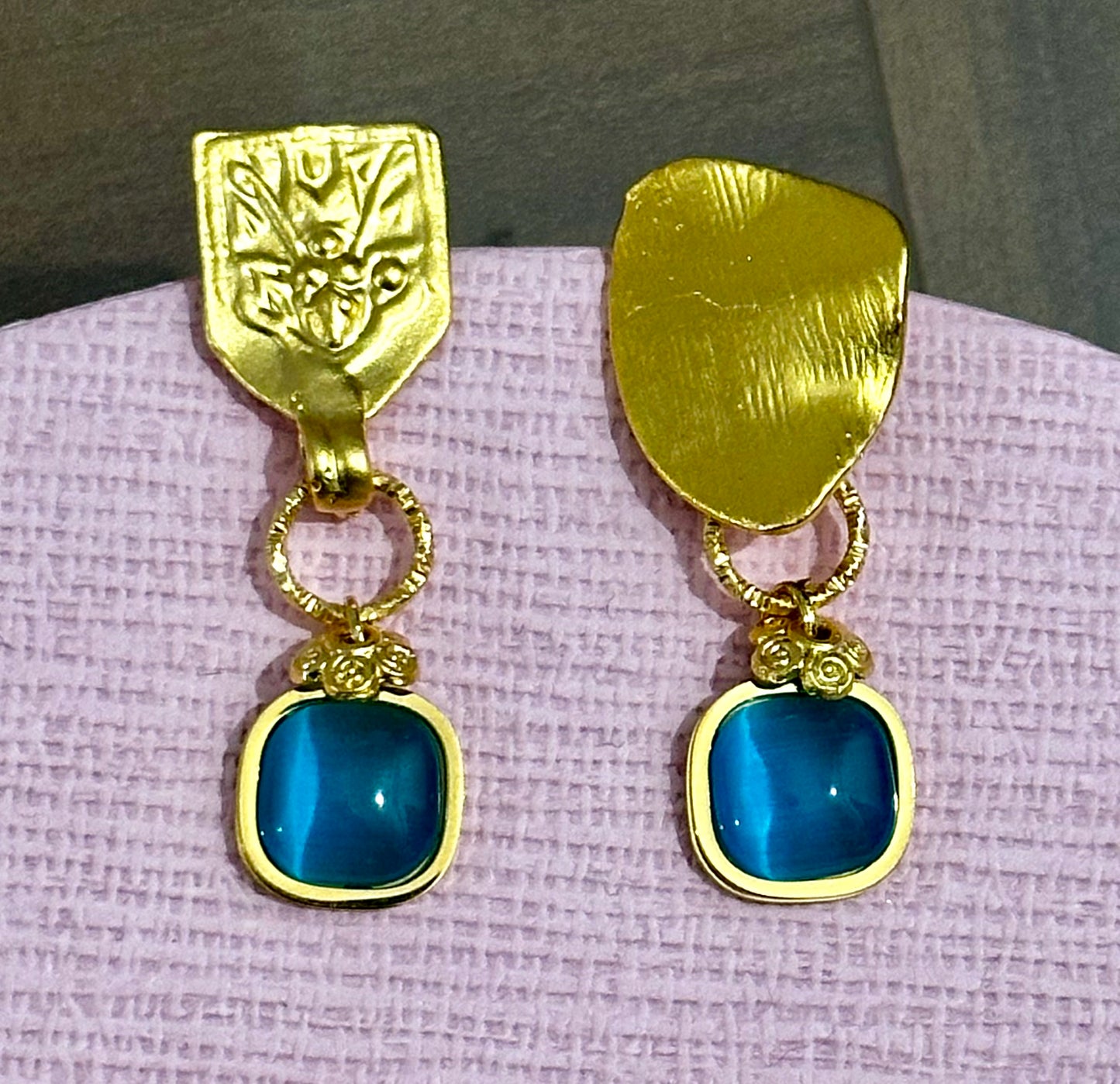 Halef Mavi Artisan Küpe