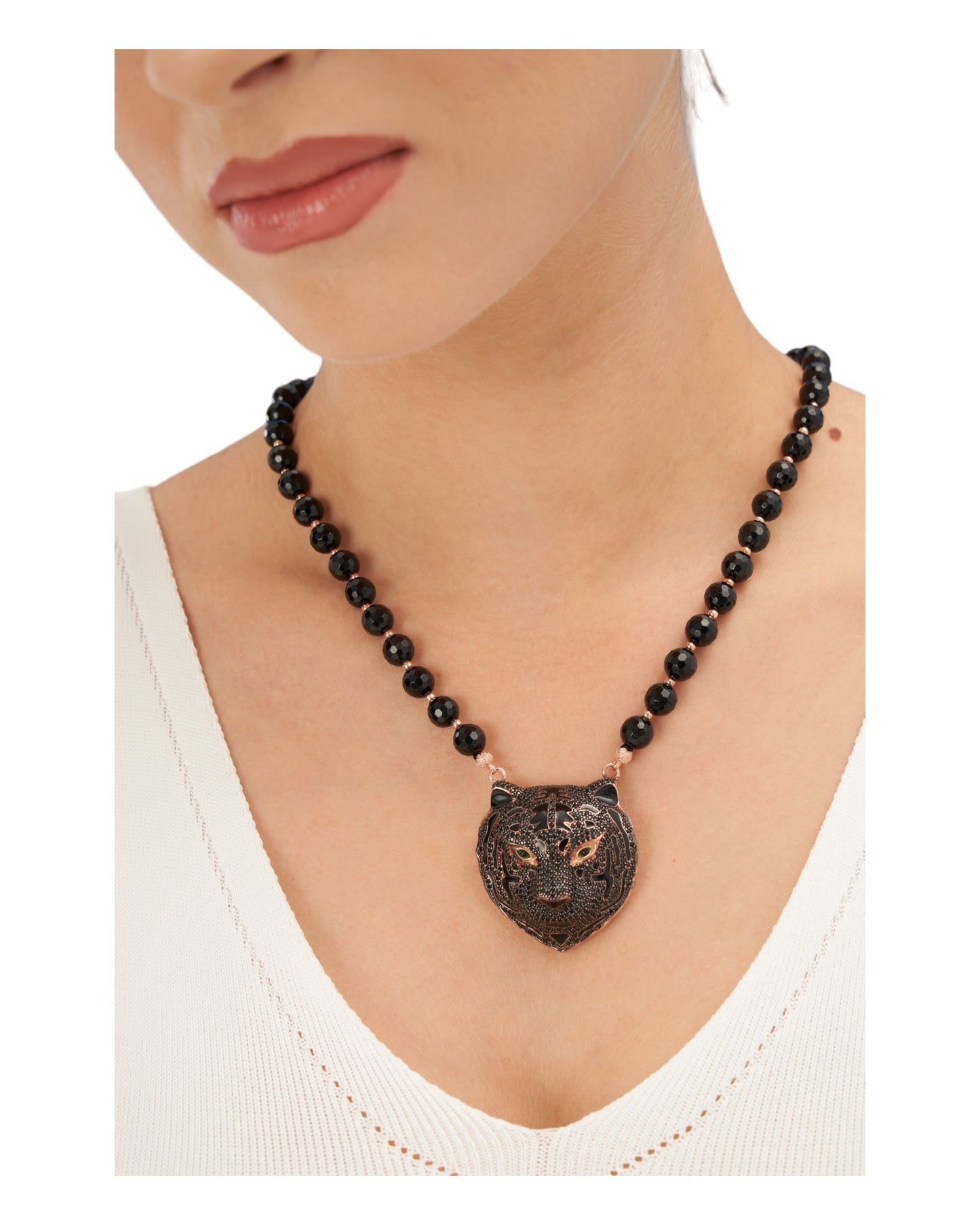 Black Panther Onyx Necklace