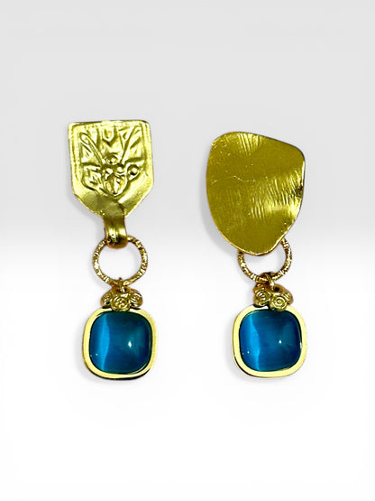 Halef Blue Artisan Earrings