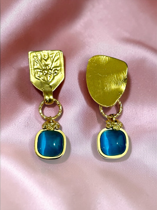 Halef Mavi Artisan Küpe