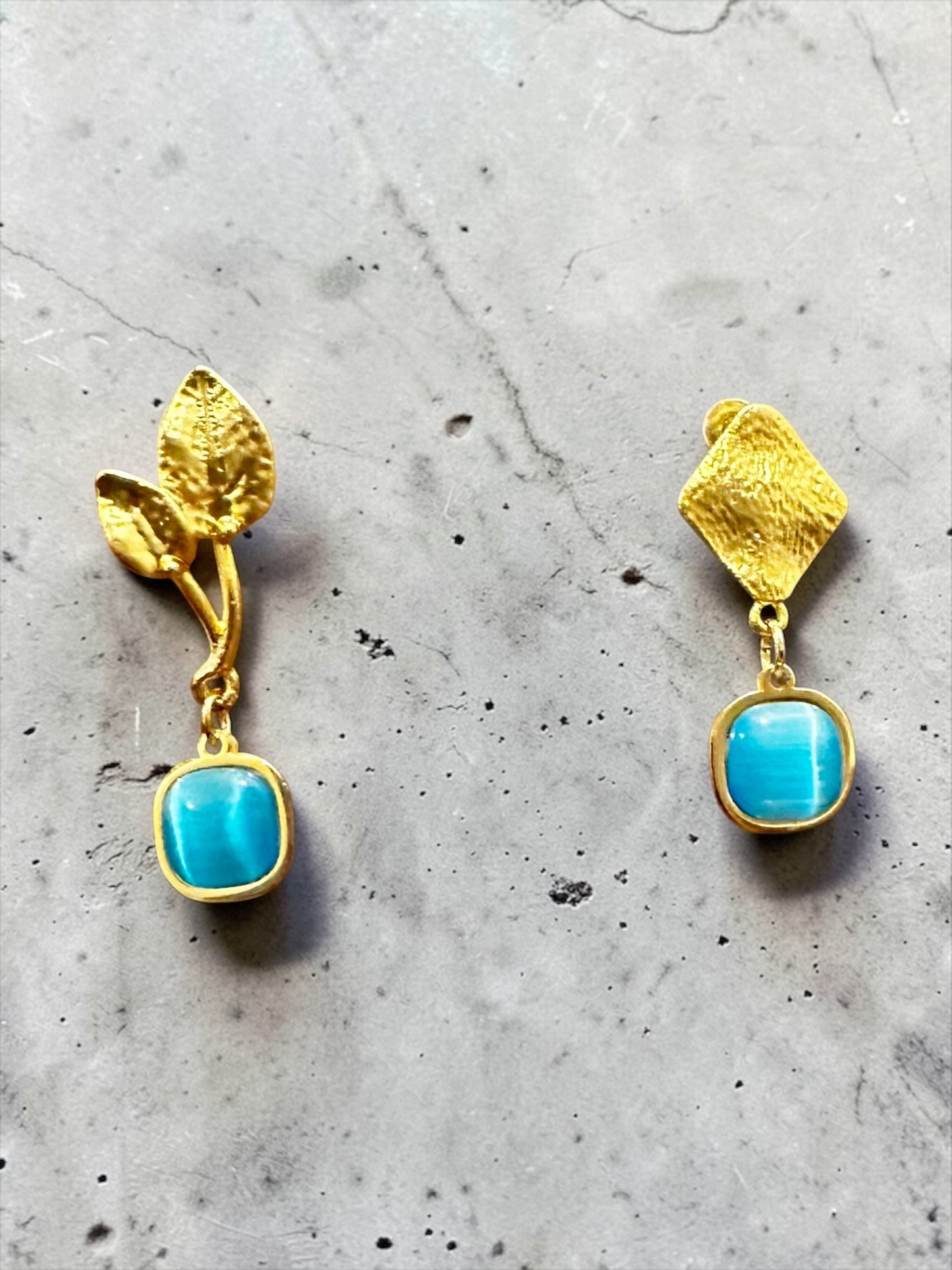 Halef Yaprak Artisan Küpe