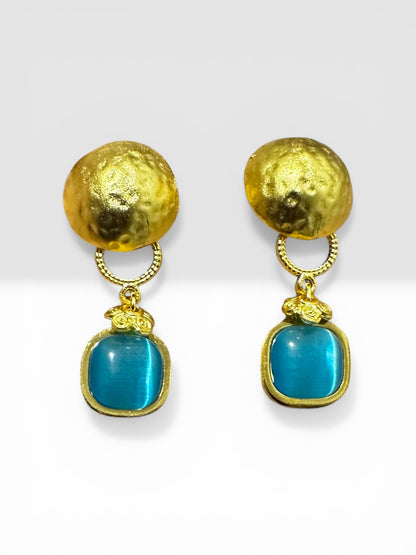 Star Blue Artisan Earrings