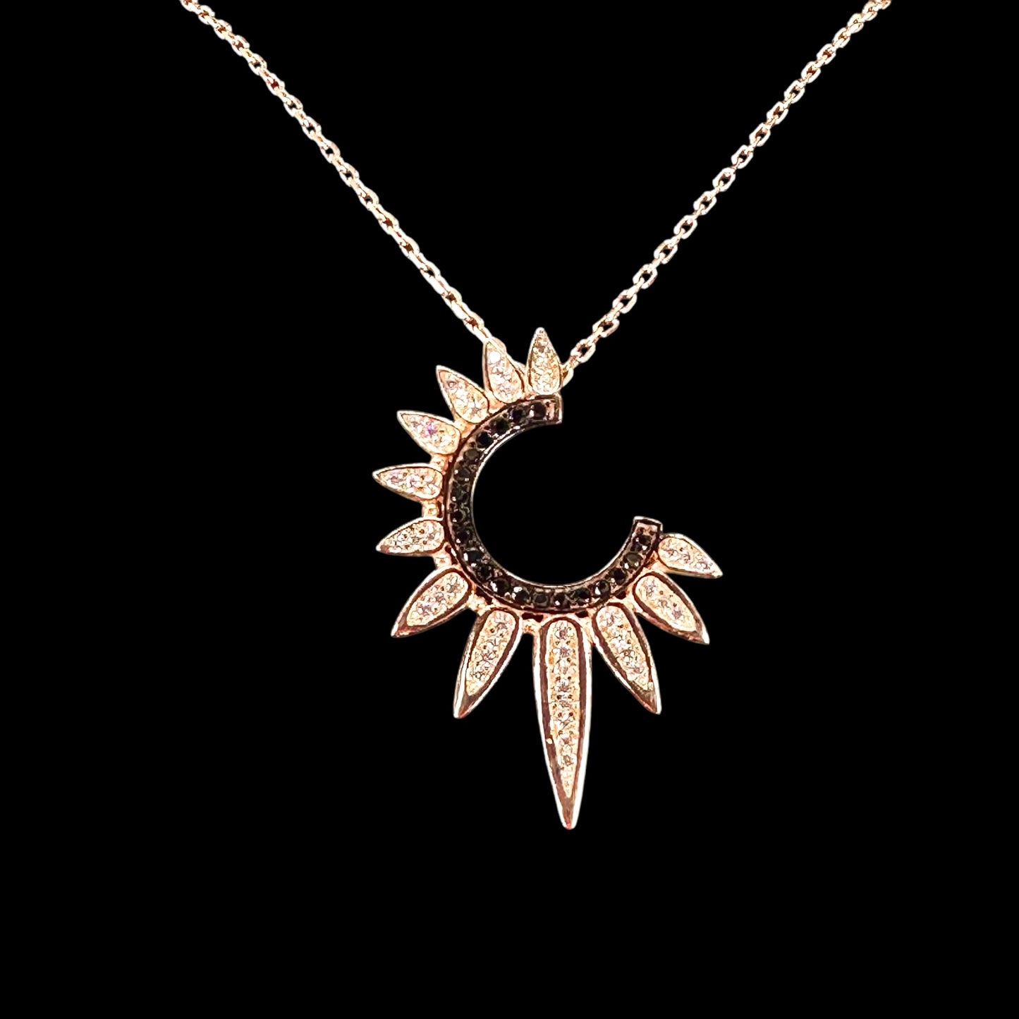 Silver Sun Necklace