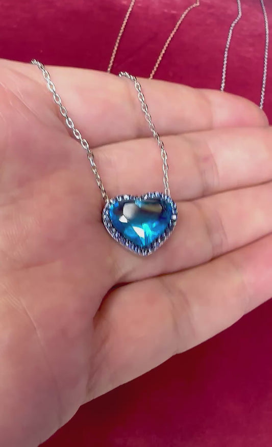 Derin Aşk Kalp Kolye