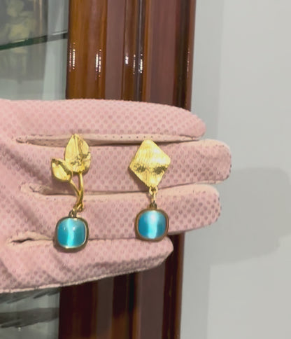 Halef Leaf Artisan Earrings