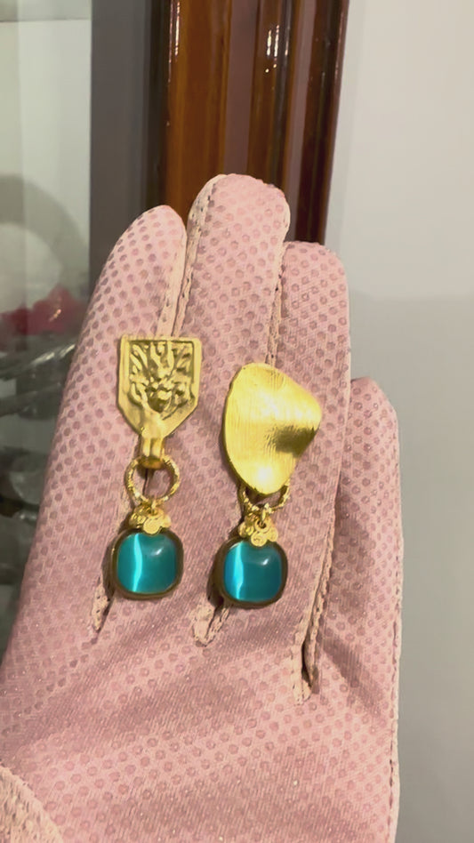 Halef Mavi Artisan Küpe